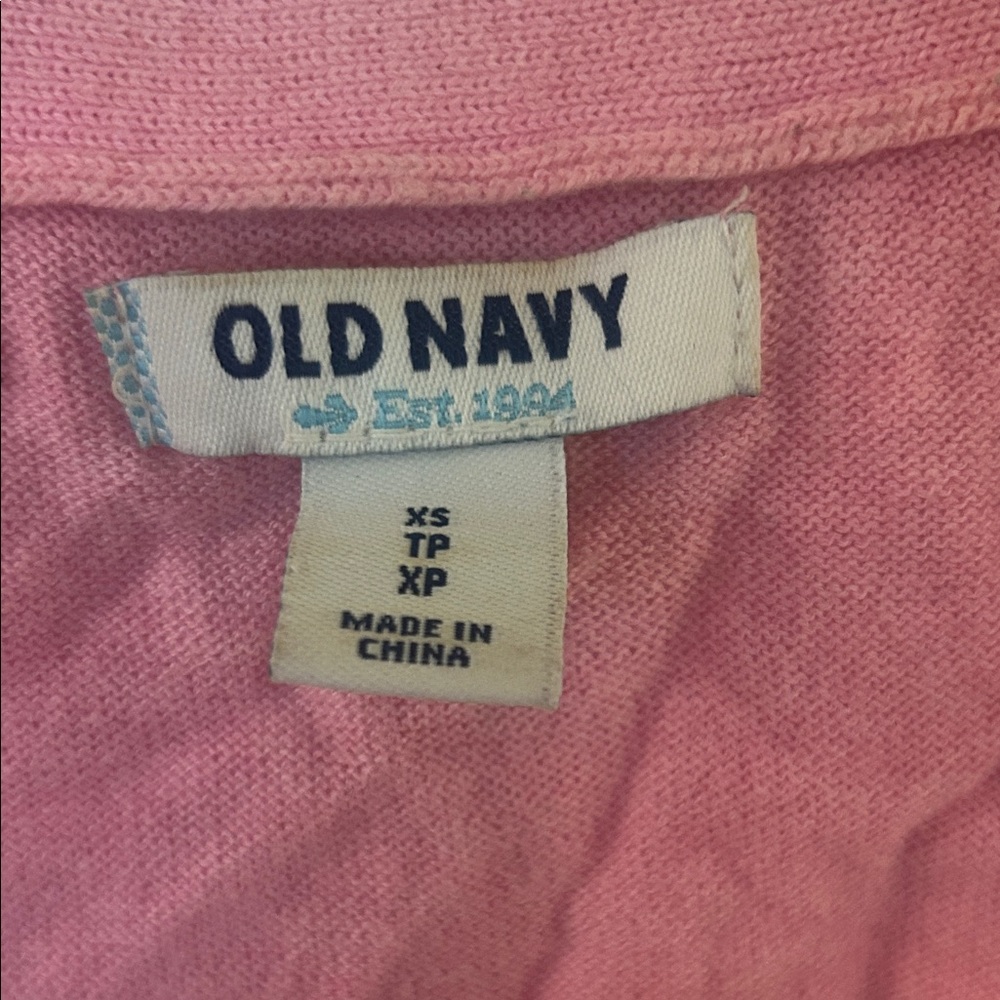 Old Navy Women's Pink Cardigan - Picture 2 of 5